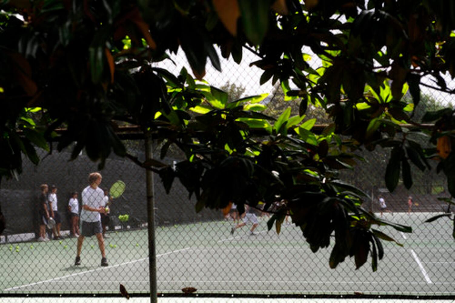 Tennis camp at Tech
