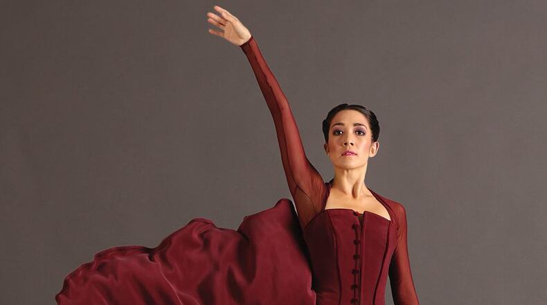 Rachel Van Buskirk appears in Liam Scarlett's "Vespertine." PHOTO CREDIT: Charlie McCullers, courtesy of Atlanta Ballet.