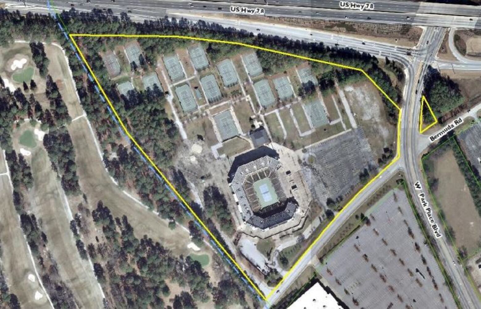 What Gwinnett's Olympic tennis venue looks like today