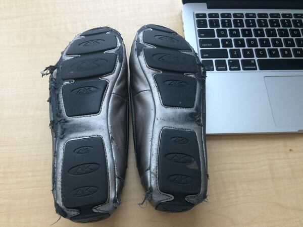  The bottoms of my shoes melted while I covered the Pulse nightclub shooting in Orlando in June 2016. It's one of the incidents President Donald Trump called "underreported." Photo: Jennifer Brett, jbrett@ajc.com