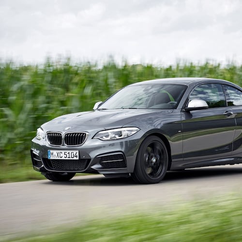 This photo provided by BMW shows a 2018 2 Series coupe. Benefitting from elements pulled from more expensive models in the BMW lineup, the 2 Series boasts plenty of features for the money and strong performance. (Courtesy of BMW of North America via AP)