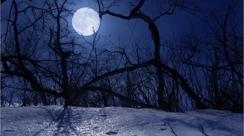 This weekend, a lunar occurrence reflective of the unusual snowfall spread across the Southeast last week is expected to dazzle the skies.