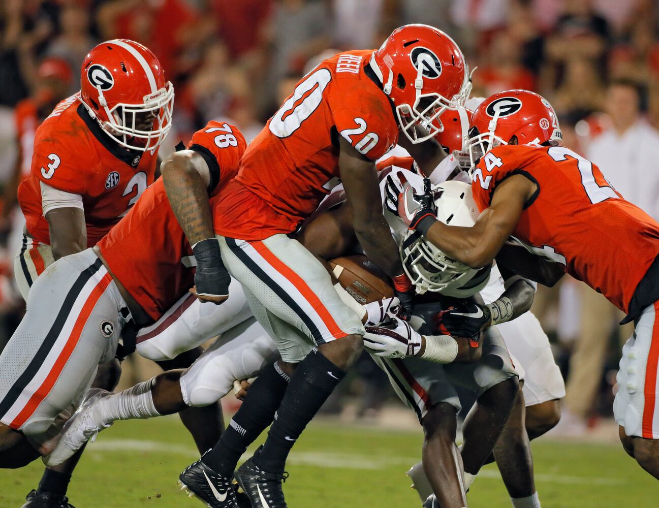 Photos: Georgia dominates Mississippi State, improves to 4-0