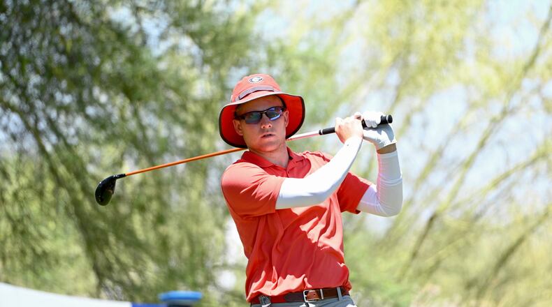 Georgia’s Ben van Wyk during the fourth round of the NCAA Championships at Grayhawk Golf Club in Scottsdale, Ariz., on Monday, May 30, 2022. (Photo by Tin Cowie-Todd Drexler Photos)
