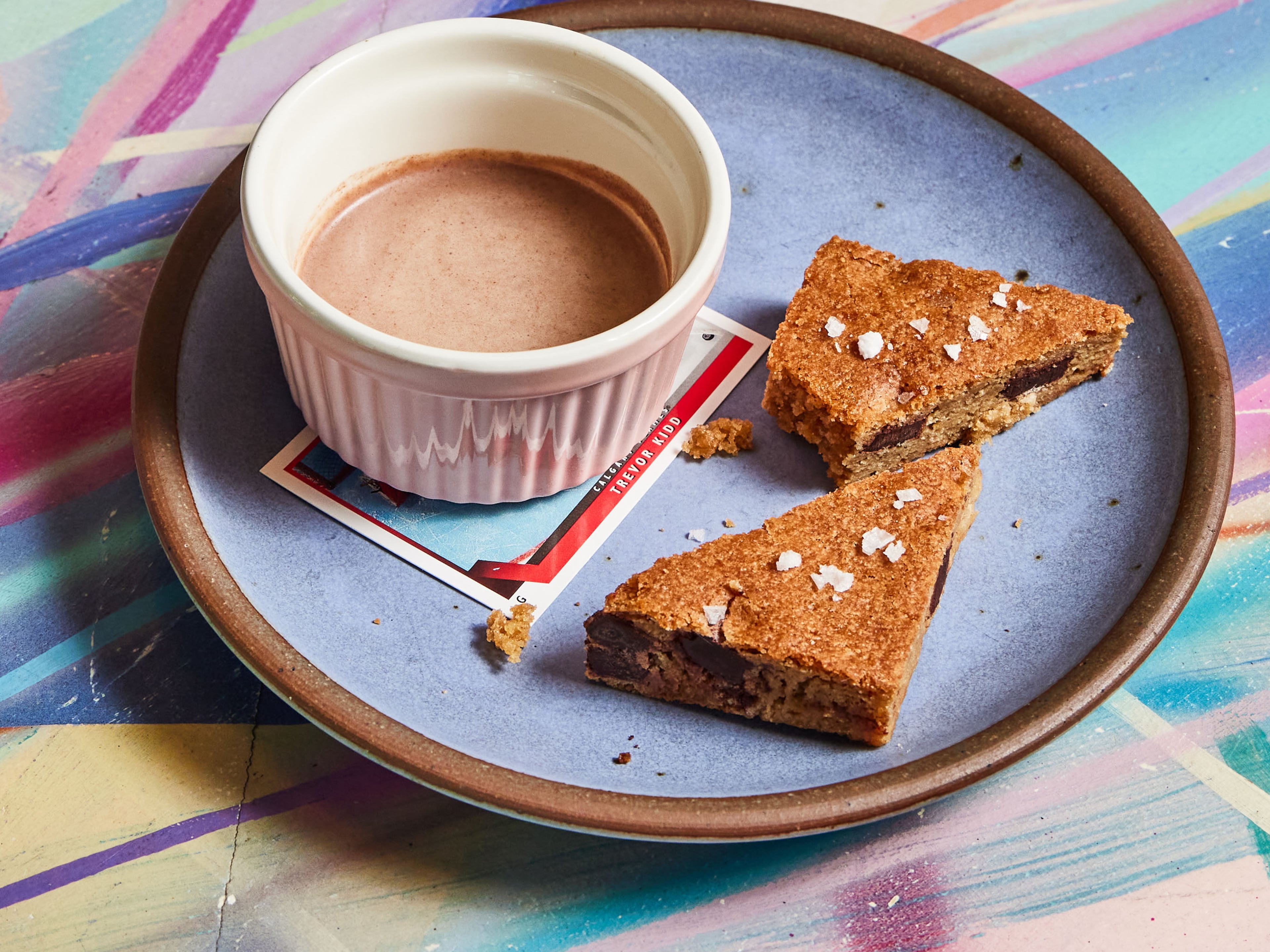 Why not end your evening at Little Bear with a sweet treat? Try Blondies & Whiskey Milk. (Styling by chef Jarred Stieber/photo by Bailey Garrot for the AJC)