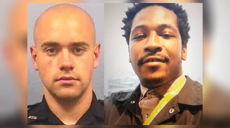 Garrett Rolfe (left), Rayshard Brooks