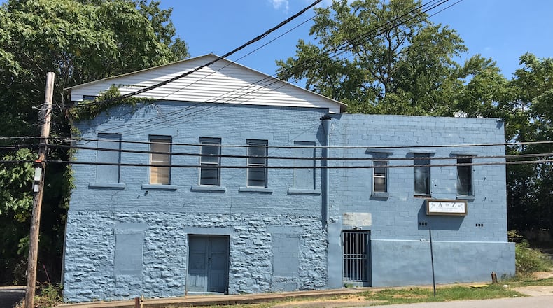 The 106-year-old building used to be a trouser factory and more recently an auction house