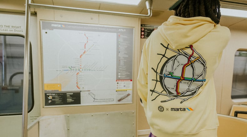 Scenes from the MARTA Collection shoot at Avondale Railyard in Atlanta, Ga. on Saturday, September 7, 2024. (Photo by Mitch Martin/Atlanta United)
