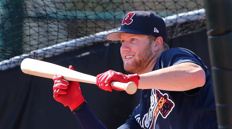 Braves outfield prospect Dustin Peterson is hitting .306 in Triple-A.