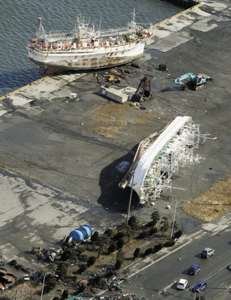 Tsunami devastates Japan