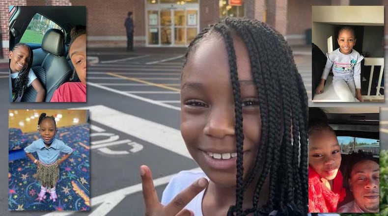 Ava Phillips, 7, was shot and killed Saturday when an argument broke out during a family gathering at an apartment complex on Jackson Street, according to Atlanta police.