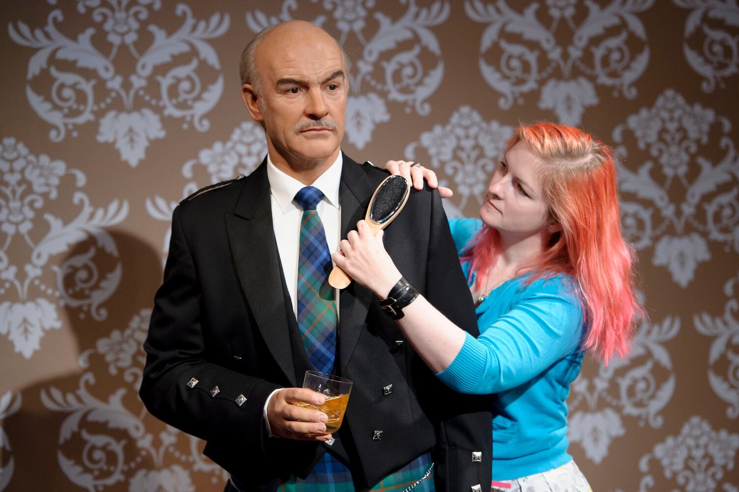 Creepy wax figures of famous people