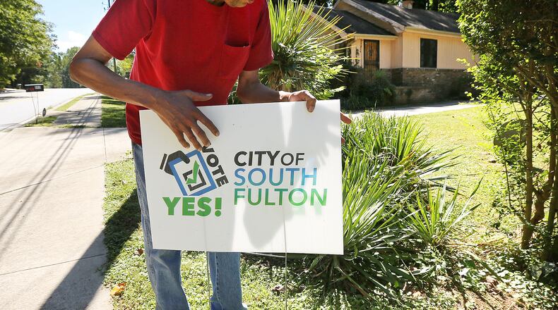 Robert Ammons, 63, is in favor of becoming part of the City of South Fulton. Areas of unincorporated South Fulton, including Ammons home, that were annexed into Atlanta will be back in South Fulton — at least until Nov. 8, when residents will decide whether to form their own city. It’s a blow to Atlanta, but has also caused confusion in the area — after all, they had already started getting city services and in some cases, sending their kids to APS. Now, 911 calls must be rerouted and election lines redrawn — again. Curtis Compton /ccompton@ajc.com AJC File Photo