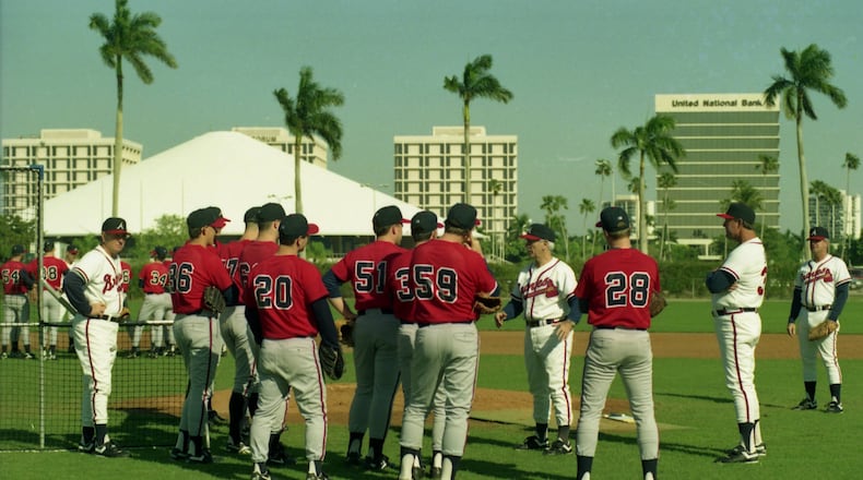 The 1995 spring training when replacement players got a whiff of the major leagues during the strike that was eventually settled. (AJC file photo)