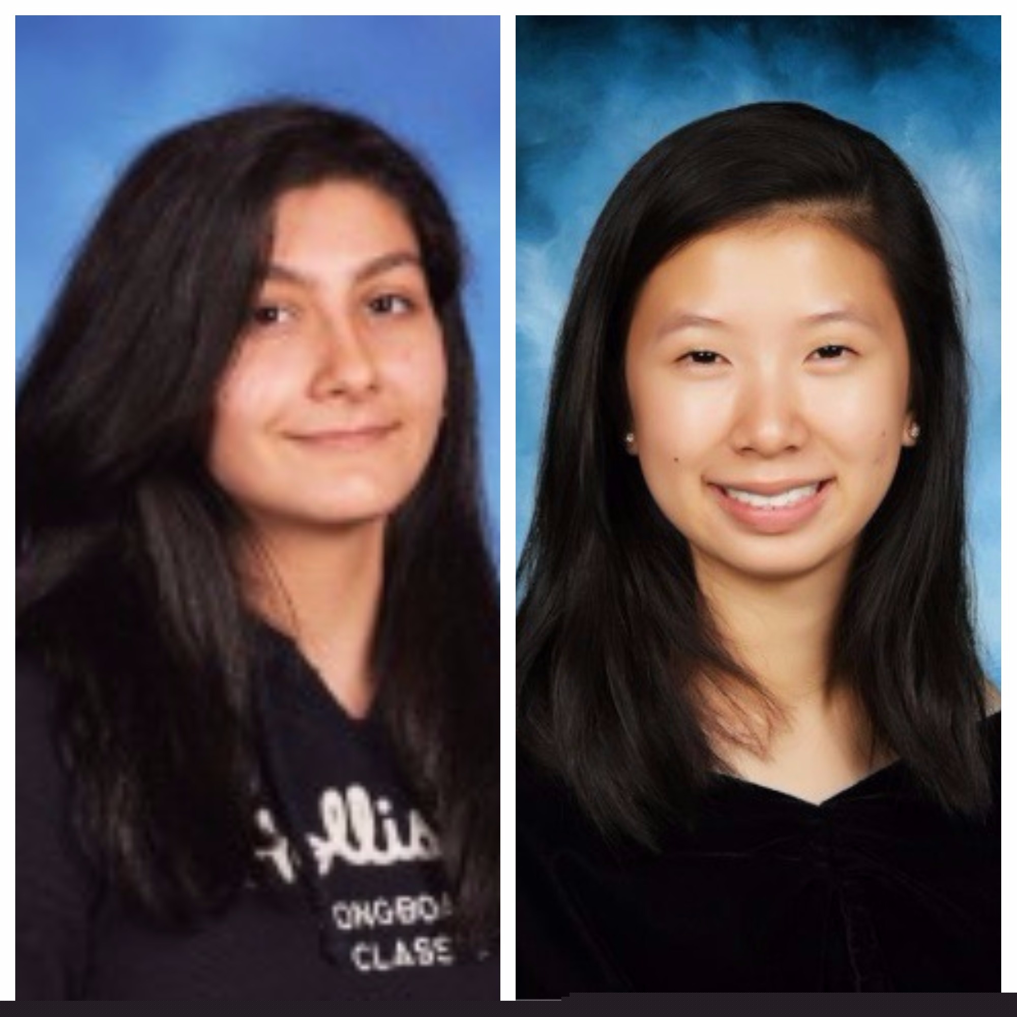 Parisa Hosseini (left); Laura Shuxin Zhang