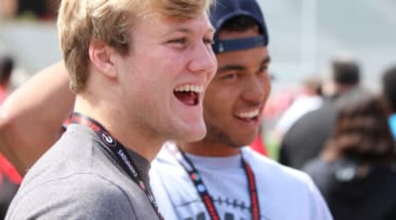 J.D. Bertrand plays for Blessed Trinity.