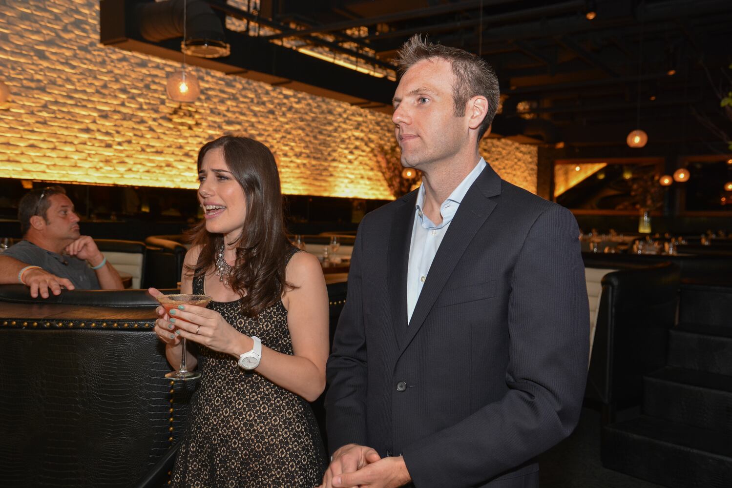Andrea Syrtash and Jeff Wilser book signing at STK Atlanta