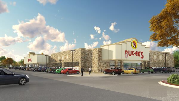 Buc-ee's has become a favored roadside attraction for modern travelers. (Rendering courtesy of Buc-ee's)