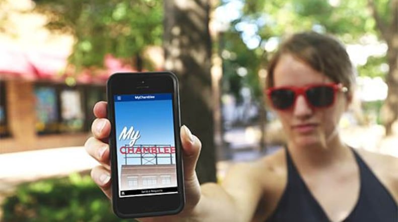 The city of Chamblee has launched a new app called “MyChamblee.” CONTRIBUTED