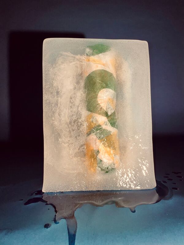 A frozen tuna Subway sandwich in New York, May 31, 2021. Subway, for its part, has categorically denied the allegations. “There simply is no truth to the allegations in the complaint that was filed in California,” a spokesperson wrote in an email to The New York Times. “Subway delivers 100% cooked tuna to its restaurants, which is mixed with mayonnaise and used in freshly made sandwiches, wraps and salads that are served to and enjoyed by our guests.” (Jason Nocito/The New York Times)