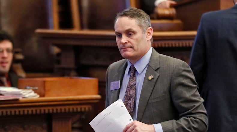 State Rep. Ed Setzler, the sponsor of House Bill 481, the anti-abortion “heartbeat bill,” says some lawmakers who voted for an earlier version of the bill are now concerned about having to “campaign on this.” The measure is now drawing opposition not only from Democrats and abortion rights supporters, but also a key anti-abortion group that opposes exceptions in the bill that would allow abortions in the case of rape, incest, medical emergencies or “medical futility.” “The shrill vitriol we get from the other side is unnerving some people,” Setzler said, “but our supporters are resolute on the bill.” Bob Andres / bandres@ajc.com