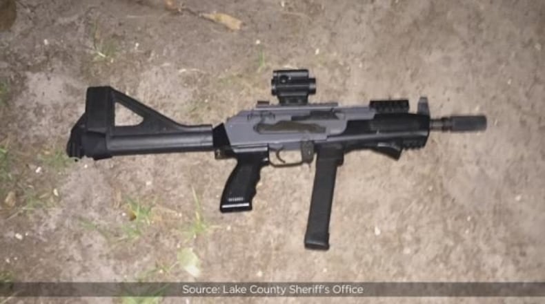 A deputy returned fire when a home invasion and kidnapping suspect started firing an assault-style rifle. (Photo: Lake County Sheriff's Office)