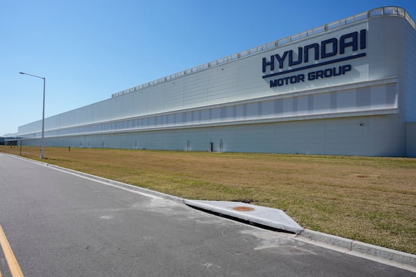 The Hyundai Motor Group Metaplant America in Ellabell was the scene of a forklift fatality. (Mike Stewart/AP)