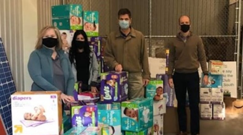 The Kiwanis Club of Marietta has held a diaper drive for donation this month to help low-income families in Cobb. (Courtesy of The Barbara Hickey Cobb Children's Fund)