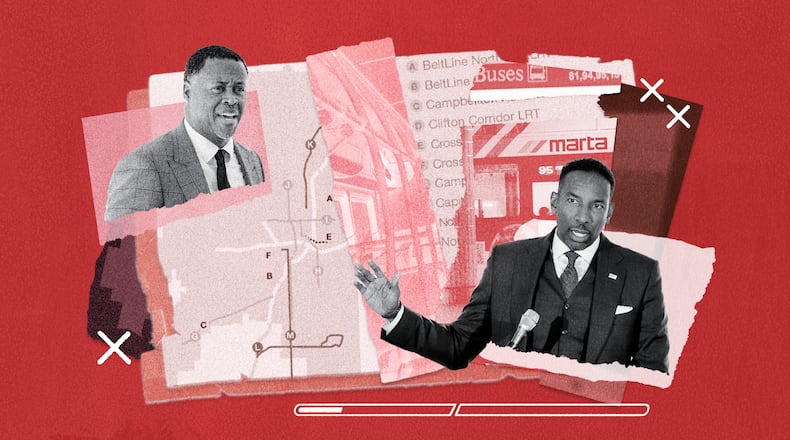 (Photo Illustration: Broly Su / AJC | Source: Abbey Cutrer, Arvin Temkar and Natrice Miller for the AJC, Unsplash, Pexels)