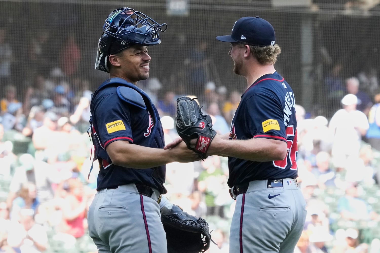 Braves Brewers Baseball