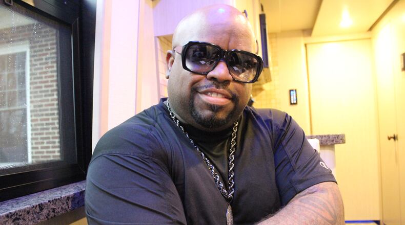 CeeLo Green chills on his tour bus before his Thursday concert at Terminal West. Photo: Melissa Ruggieri/AJC