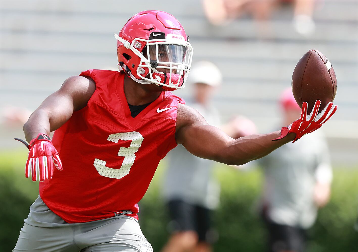 Photos: Bulldogs work out, host fans in Athens