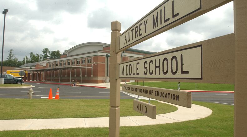 Classroom additions are being built at Autrey Mill Middle School.