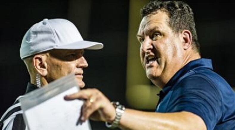 Former North Cobb Christian head football coach Mark Hollars built the Eagles' program into a consistent winner before moving to Commerce for the 2021 season.