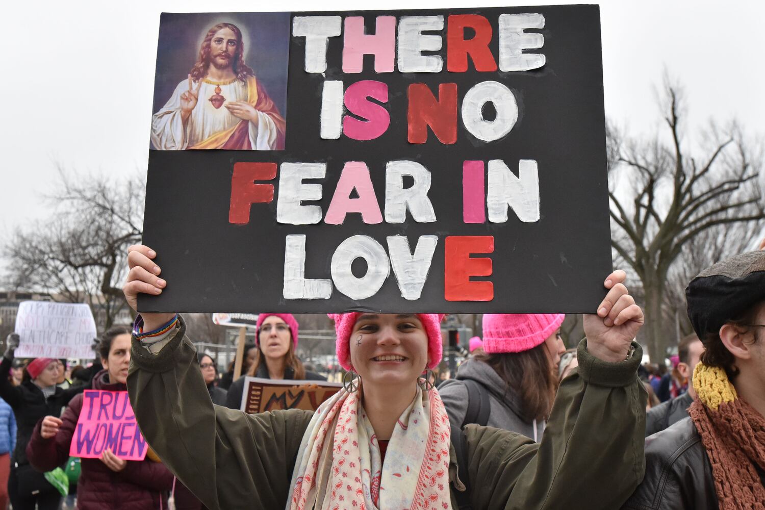 Signs of the times at Women's March in D.C.