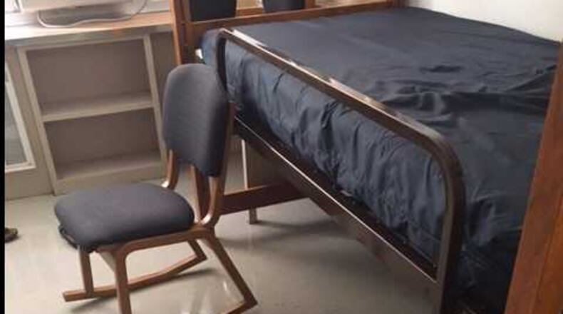 This was my dorm accommodation last week when I went to UGA orientation with my daughter. I was four floors below her with many other parents and even grandparents.