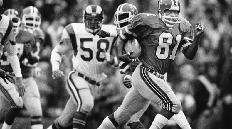 Former Atlanta Falcons wide receiver Billy “White Shoes” Johnson. AJC file photo