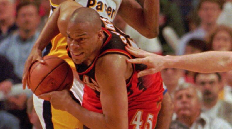 Sean Rooks arrived in Atlanta via a trade with Minnesota that also brought Christian Laettner to Hawks in 1995.