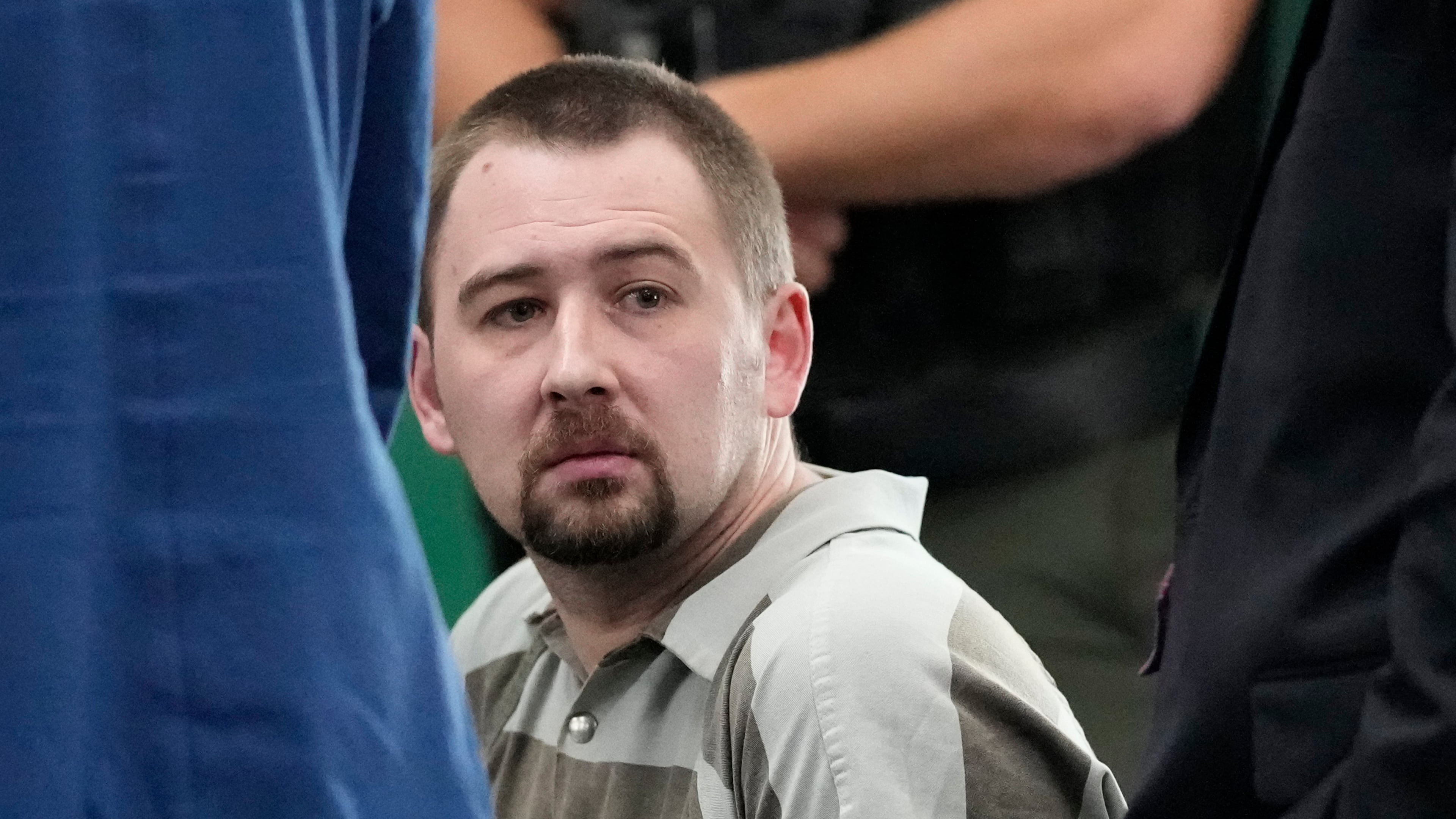 FILE - Defendant Austin Drummond, accused of quadruple murder, appears in court during a preliminary hearing Sept. 4, 2025, in Tiptonville, Tenn. (AP Photo/George Walker IV, Pool, File)