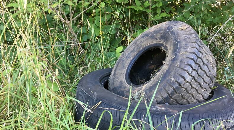 The Clark County Combined Health District will accept scrap tires for free on Saturday.