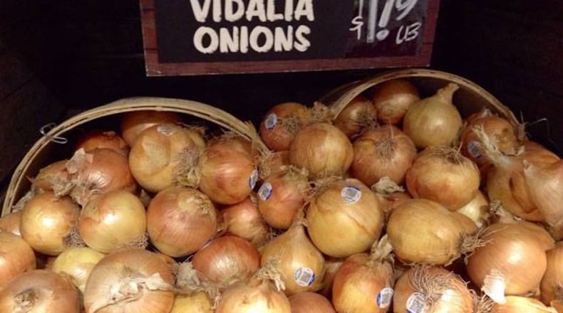 Vidalia onions will be available in stores starting April 20. CONTRIBUTED
