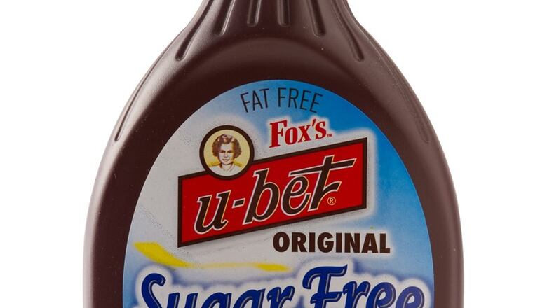 Fox’s U-Bet original chocolate syrup also is available in a sugar-free version.
