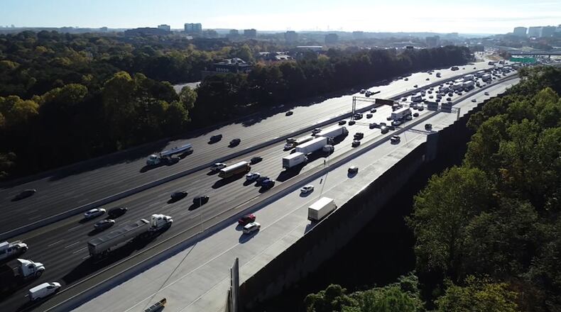 The morning and evening rush hours have been reduced by more than an hour since the opening of the Northwest Corridor Express Lanes along I-75 and I-575 in Cobb and Cherokee counties, state highway officials say. GEORGIA DEPARTMENT OF TRANSPORTATION
