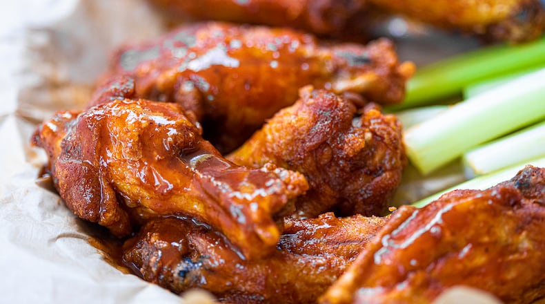 Three Dollar Cafe's wings are fresh, never frozen, and are available in 13 flavors. Courtesy of Three Dollar Cafe