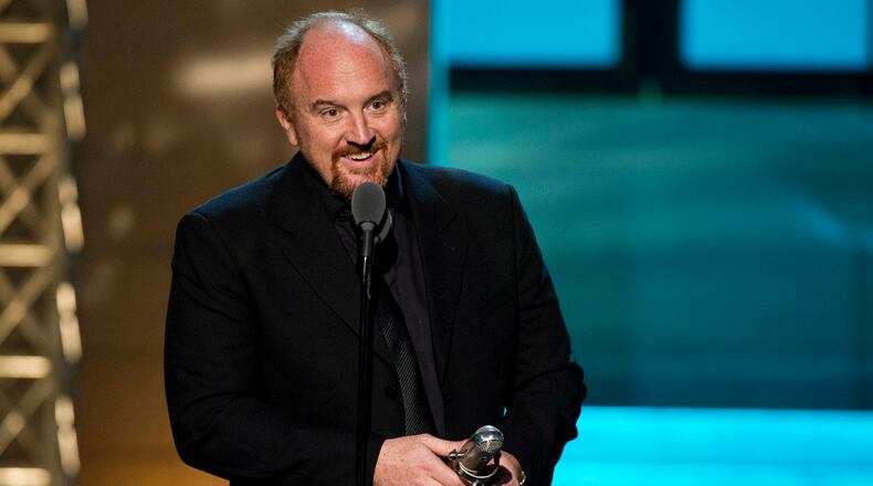 FILE - In this April 28, 2012 file photo, comedian Louis C.K. from the FX comedy "Louie" appears onstage at The 2012 Comedy Awards in New York. After selling a comedy special directly to fans and upending the comedy business, Louis C.K. is taking the same approach with tickets to his next tour. The comedian announced Monday, June 25, that he'll charge a flat, no-fee rate of $45 to all of the shows on a 39-city tour he kicks off in October. Tickets will bypass ticketing services and be available only through louisck.com. Louis C.K.'s show Louie debuts its third season on FX on Thursday. (AP Photo/Charles Sykes, file)