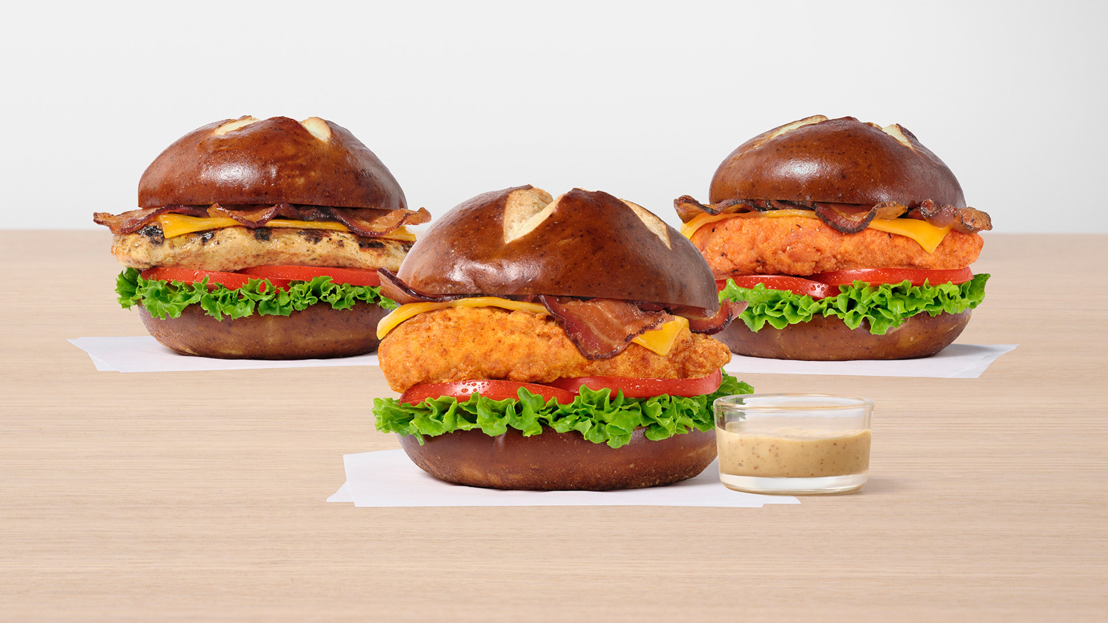 Chick-fil-A is launching a Pretzel Cheddar Club sandwich for a limited time. (Courtesy of Chick-fil-A)