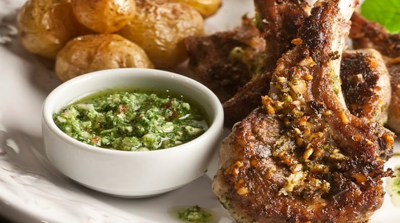 Whip up a mint pesto to serve with lamb chops. (Bill Hogan/Chicago Tribune/TNS)
