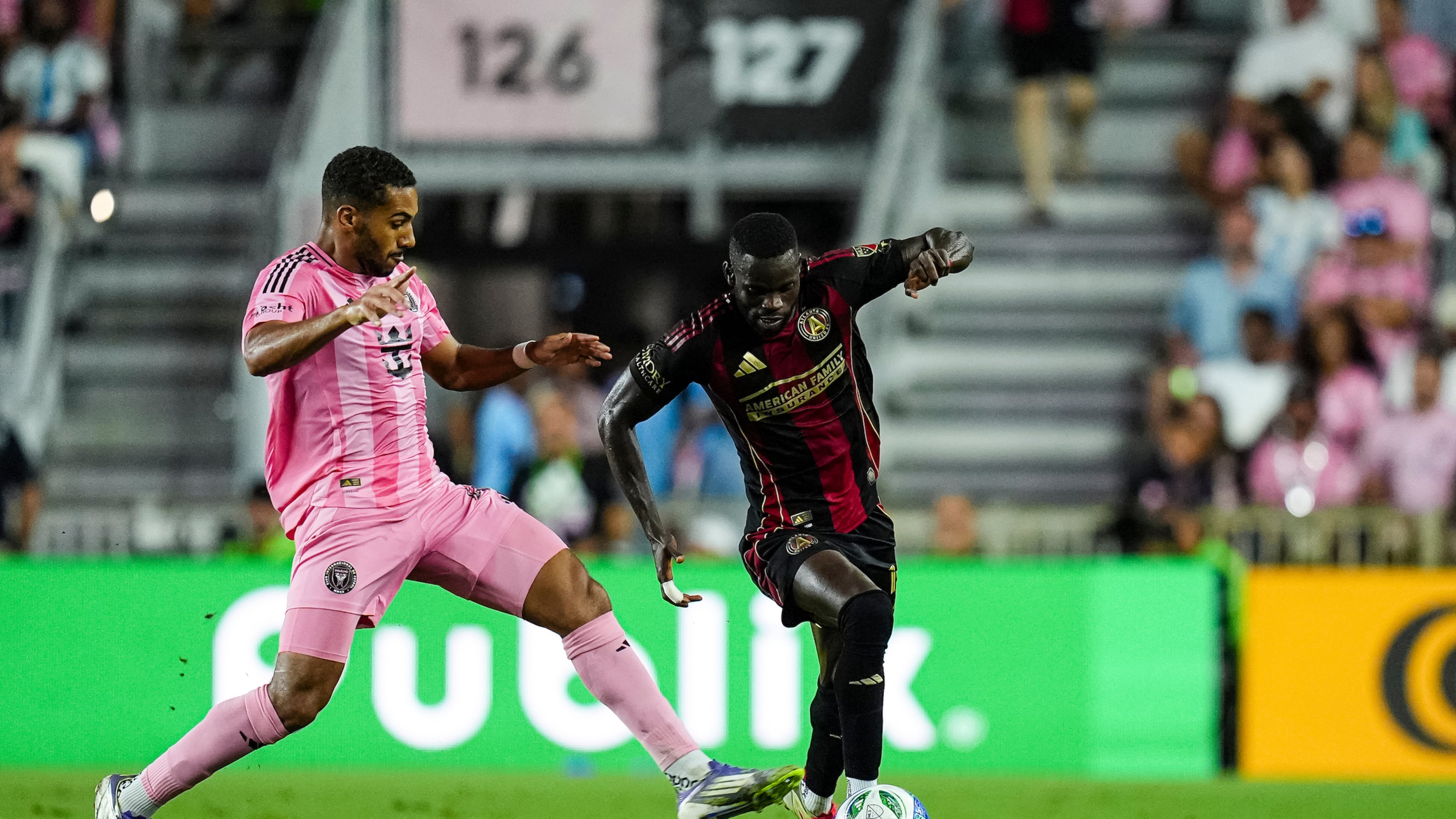 Atlanta United fell 4-0 at Inter Miami on Saturday as Lionel Messi scored twice.(Matthew Dingle/Atlanta United)
