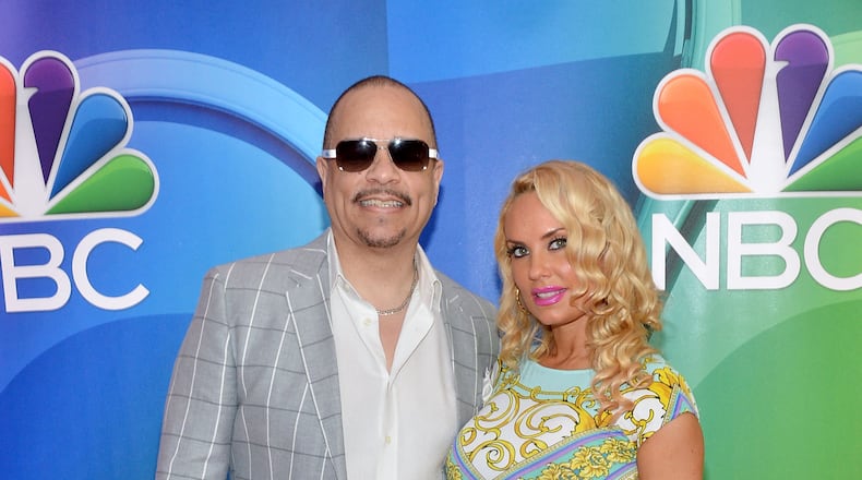 NEW YORK, NY - MAY 11: Ice-T and Coco Austin attendThe 2015 NBC Upfront Presentation at Radio City Music Hall on May 11, 2015 in New York City. (Photo by Slaven Vlasic/Getty Images)