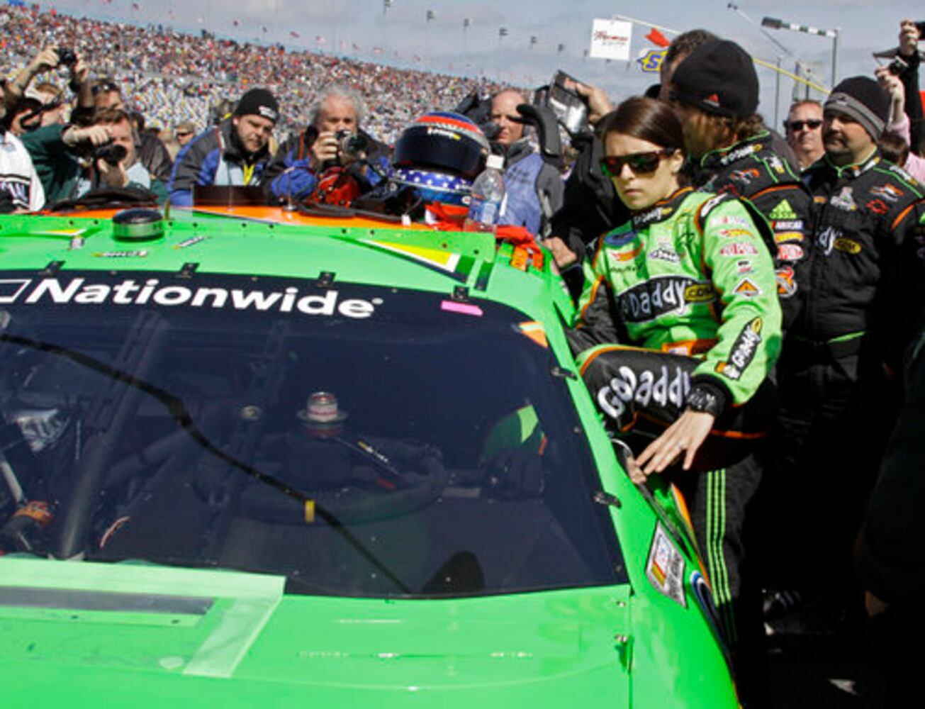 Danica Patrick's NASCAR debut ends in crash: Photos